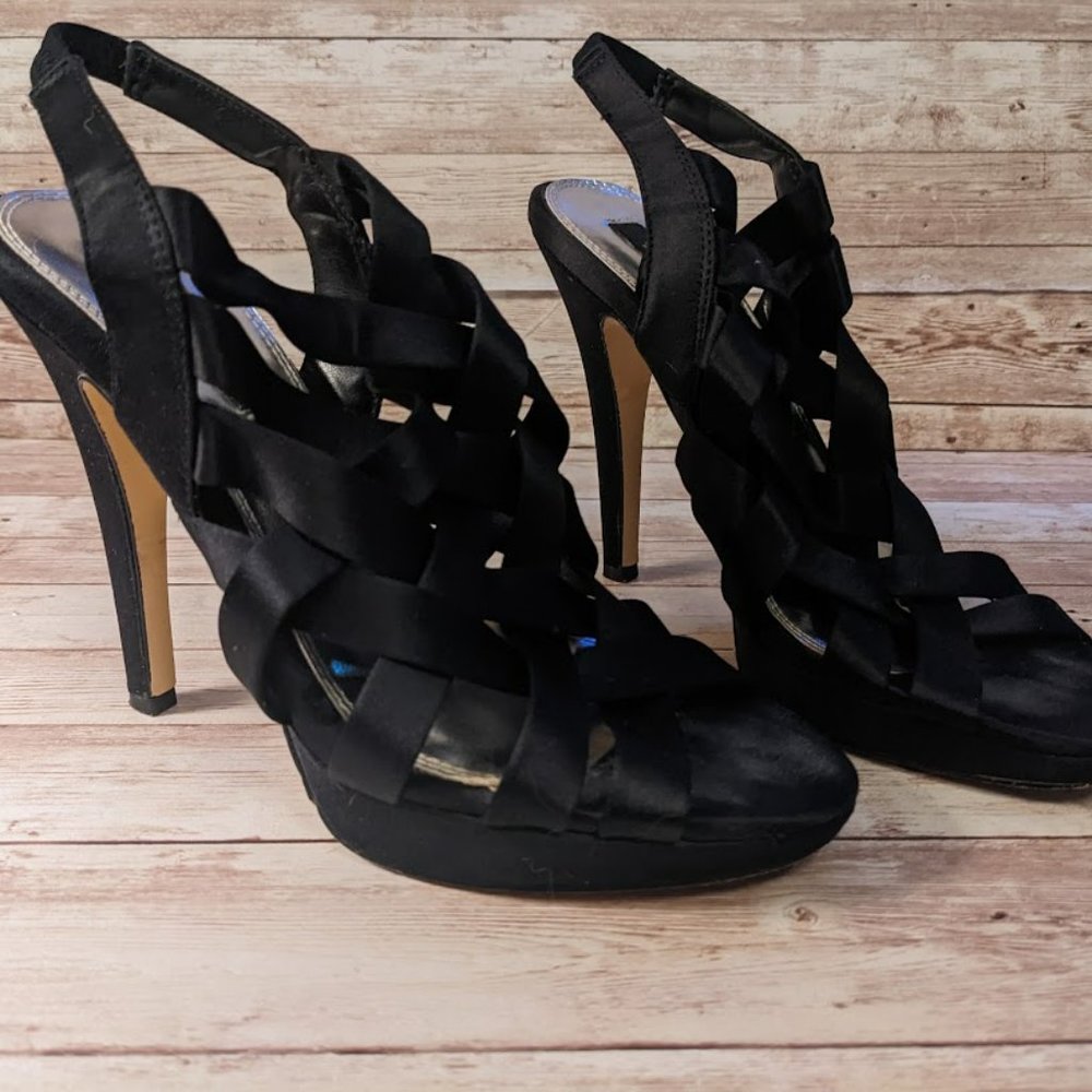 White House Black Market 5 inch Strappy Heels Minimal Wear